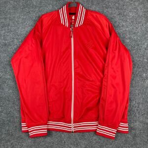 Rocawear Track Jacket Mens 3XL Red Full Zip Athletic Y2K Retro